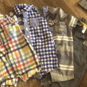 Four, 3 month old Carter’s Rompers